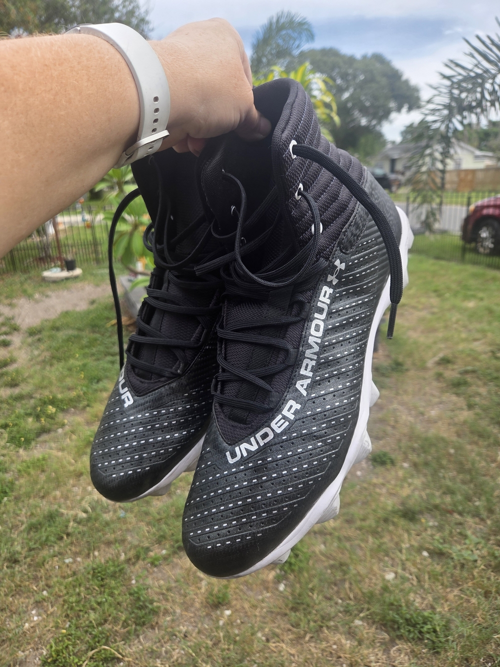 Under Armour Highlight RM 2, Football Cleats, Men's 15 Slightly Used